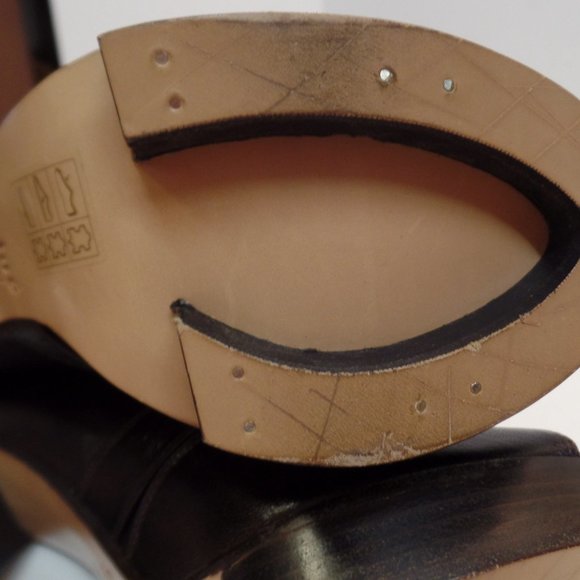 Chloe Brown Open Toe Platform Heels Sz 40 - Picture 10 of 16